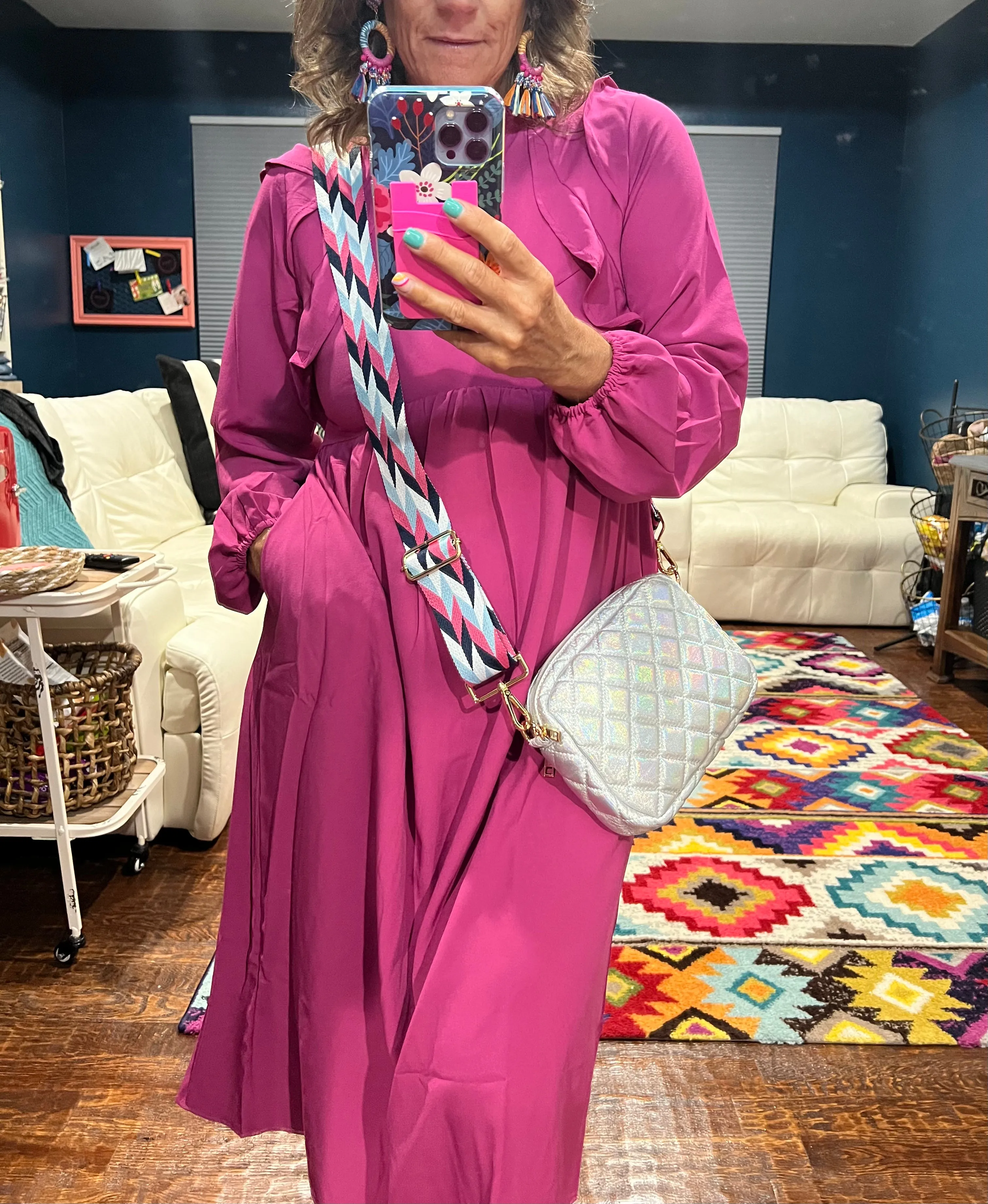 Walker Hot Pink Dress